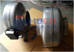 Circular inline duct ventilator